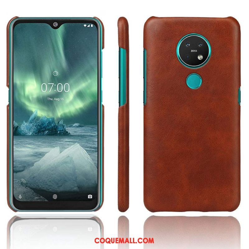 Étui Nokia 7.2 Protection Téléphone Portable Qualité, Coque Nokia 7.2 Foncé Incassable Braun