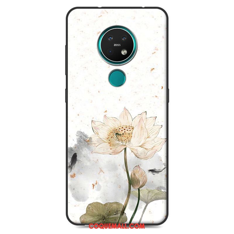 Étui Nokia 7.2 Silicone Fluide Doux Téléphone Portable, Coque Nokia 7.2 Art Tout Compris