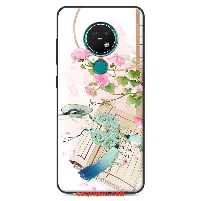 Étui Nokia 7.2 Silicone Fluide Doux Téléphone Portable, Coque Nokia 7.2 Art Tout Compris