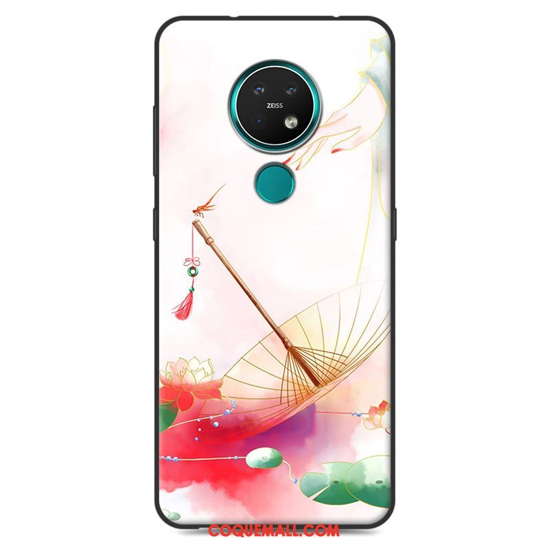 Étui Nokia 7.2 Silicone Fluide Doux Téléphone Portable, Coque Nokia 7.2 Art Tout Compris