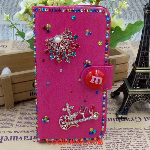 Étui Nokia 7 Bleu Téléphone Portable Strass, Coque Nokia 7 Ornements Suspendus Protection