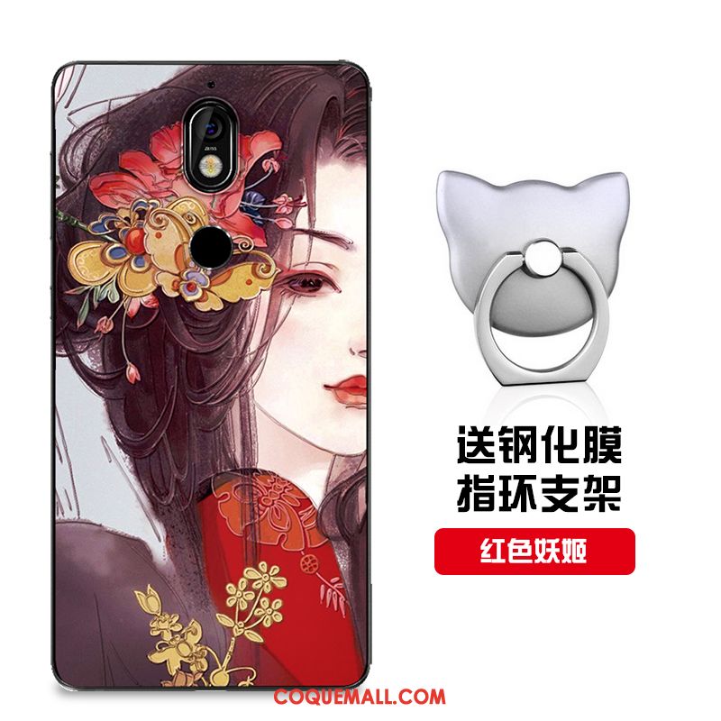 Étui Nokia 7 Fluide Doux Silicone Tendance, Coque Nokia 7 Personnalisé Protection