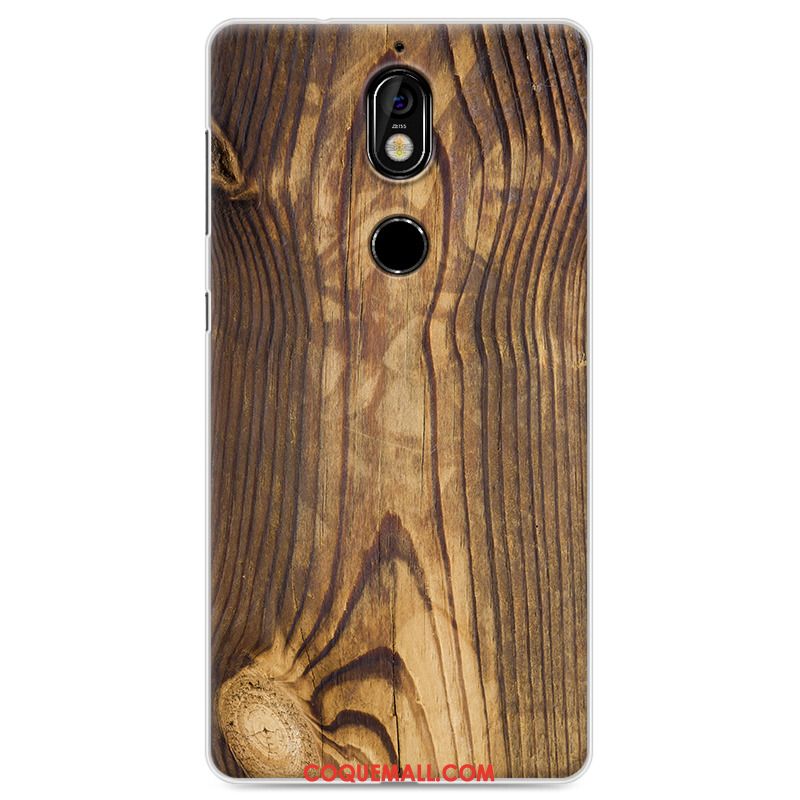 Étui Nokia 7 Personnalité Protection Bleu, Coque Nokia 7 Fluide Doux Téléphone Portable