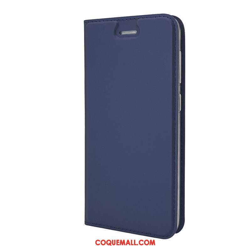 Étui Nokia 7 Plus En Cuir Téléphone Portable Noir, Coque Nokia 7 Plus Clamshell Protection