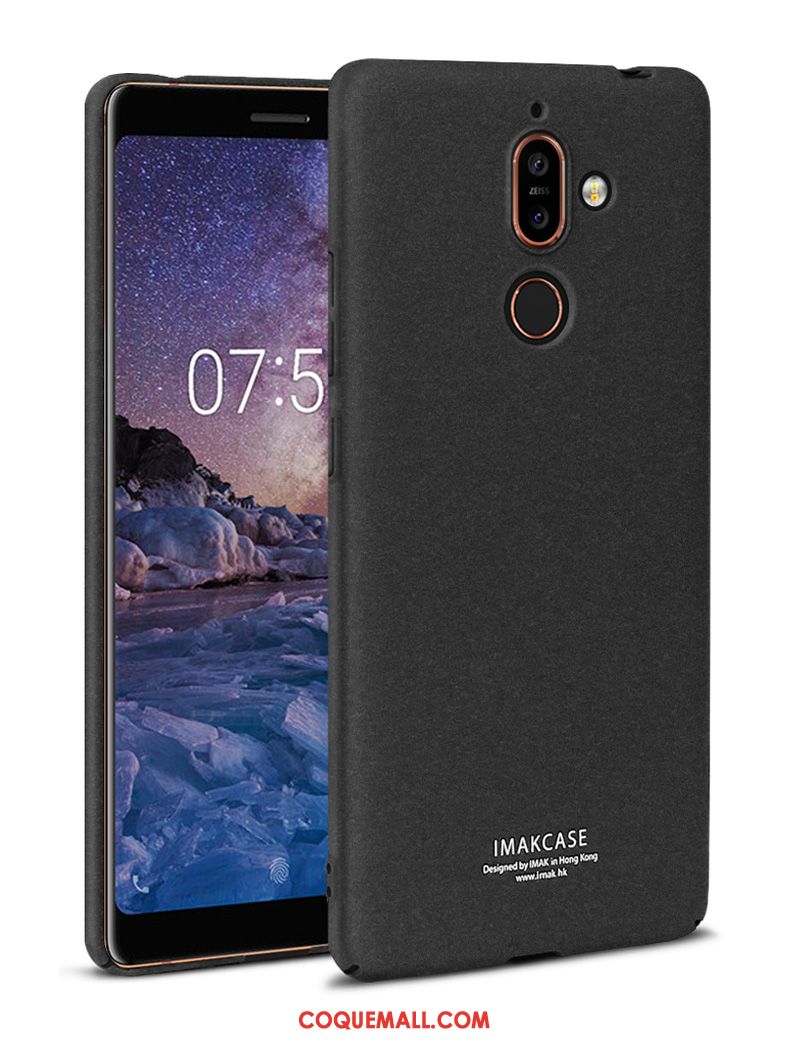 Étui Nokia 7 Plus Incassable Difficile Téléphone Portable, Coque Nokia 7 Plus Silicone Bleu