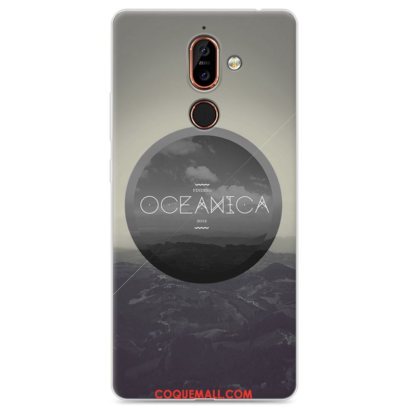 Étui Nokia 7 Plus Incassable Tendance Téléphone Portable, Coque Nokia 7 Plus Fluide Doux Protection