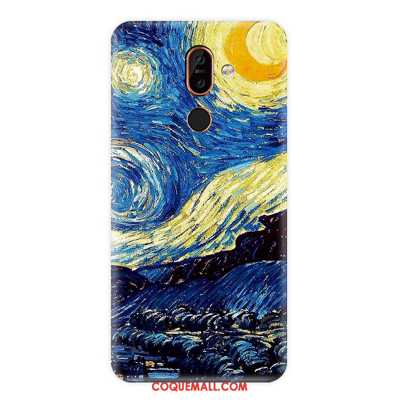 Étui Nokia 7 Plus Incassable Téléphone Portable Délavé En Daim, Coque Nokia 7 Plus Couleur Nouveau