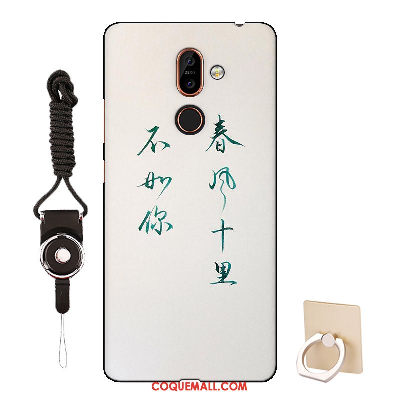 Étui Nokia 7 Plus Personnalisé Dessin Animé Téléphone Portable, Coque Nokia 7 Plus Modèle Rose