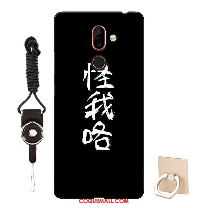 Étui Nokia 7 Plus Personnalisé Dessin Animé Téléphone Portable, Coque Nokia 7 Plus Modèle Rose