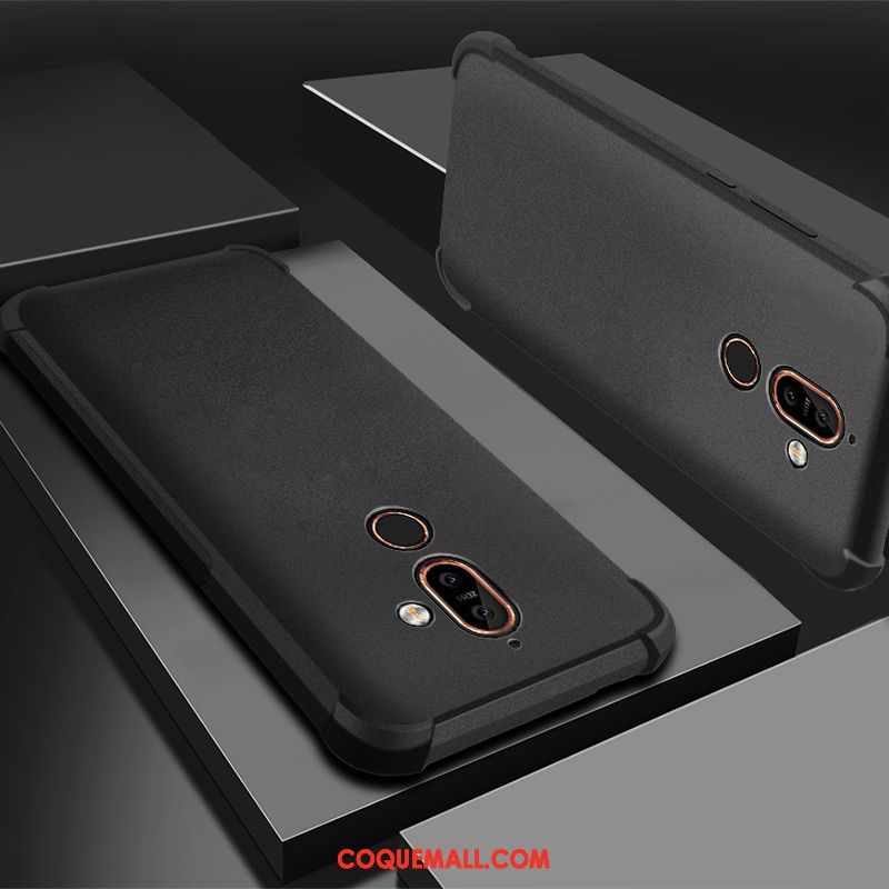 Étui Nokia 7 Plus Protection Incassable Violet, Coque Nokia 7 Plus Tout Compris Téléphone Portable