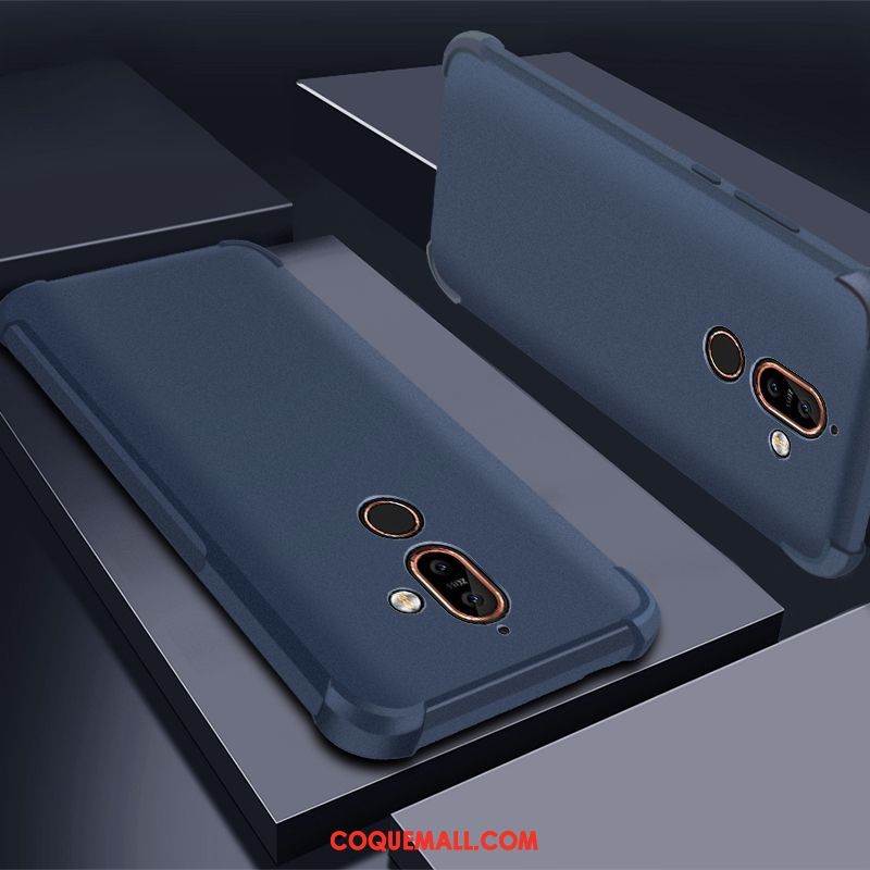 Étui Nokia 7 Plus Protection Incassable Violet, Coque Nokia 7 Plus Tout Compris Téléphone Portable