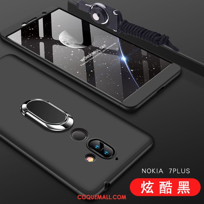 Étui Nokia 7 Plus Tout Compris Rose Protection, Coque Nokia 7 Plus Téléphone Portable Difficile