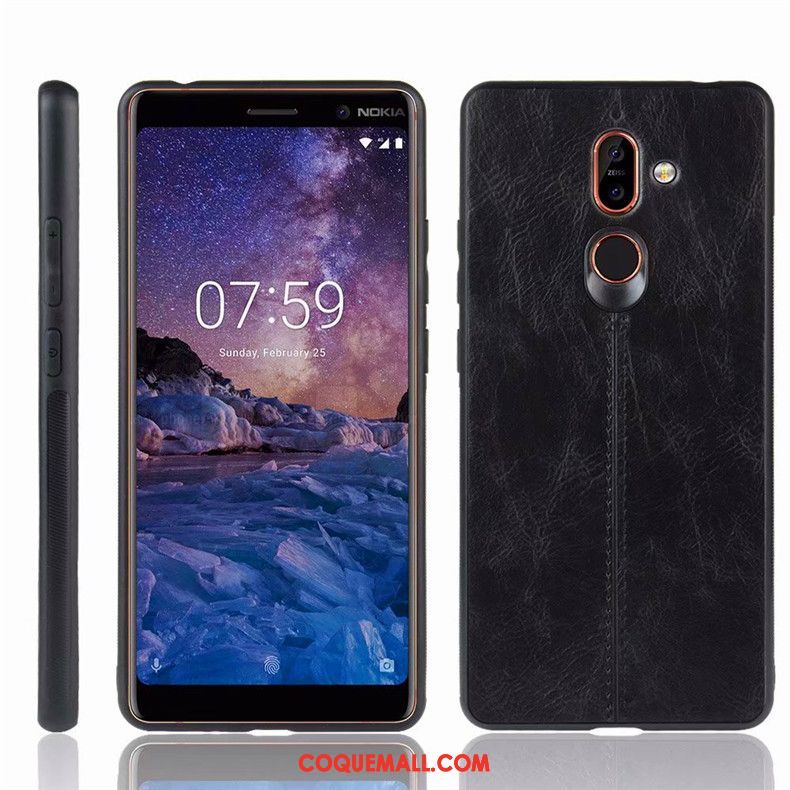 Étui Nokia 7 Plus Téléphone Portable Bleu Protection, Coque Nokia 7 Plus Incassable