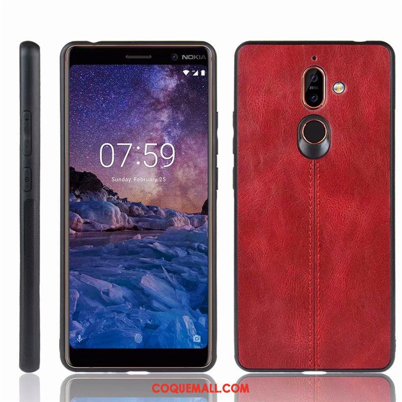 Étui Nokia 7 Plus Téléphone Portable Bleu Protection, Coque Nokia 7 Plus Incassable