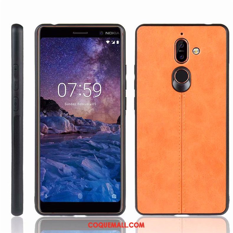 Étui Nokia 7 Plus Téléphone Portable Bleu Protection, Coque Nokia 7 Plus Incassable