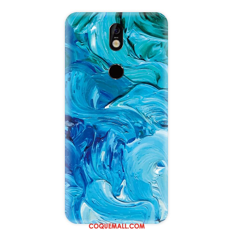 Étui Nokia 7 Protection Délavé En Daim Amoureux, Coque Nokia 7 Silicone Téléphone Portable