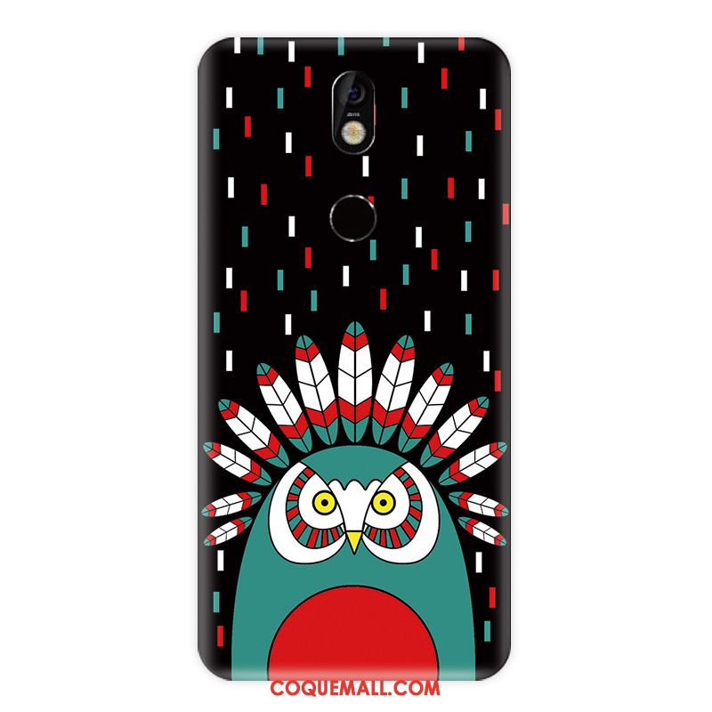 Étui Nokia 7 Protection Délavé En Daim Amoureux, Coque Nokia 7 Silicone Téléphone Portable