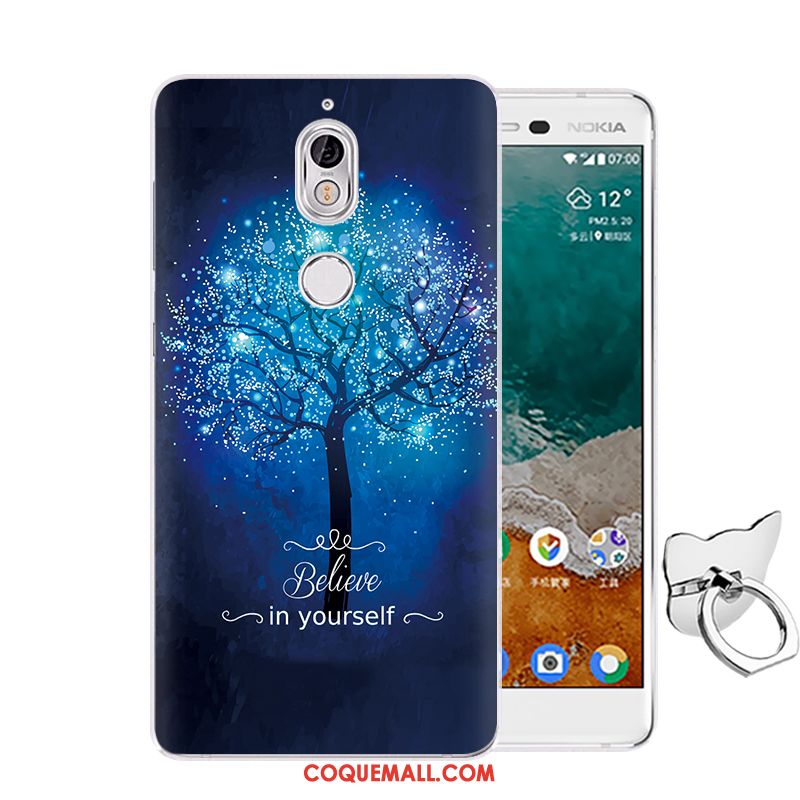 Étui Nokia 7 Protection Tout Compris Incassable, Coque Nokia 7 Personnalité Fluide Doux