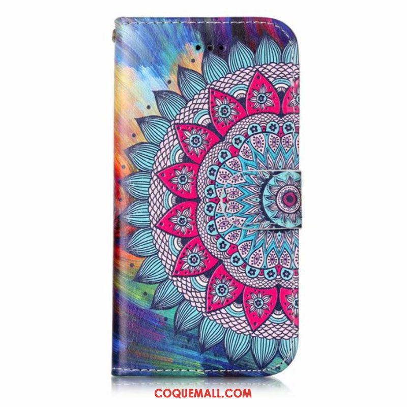 Étui Nokia 7 Rose Portefeuille Étui En Cuir, Coque Nokia 7 Peinture Protection