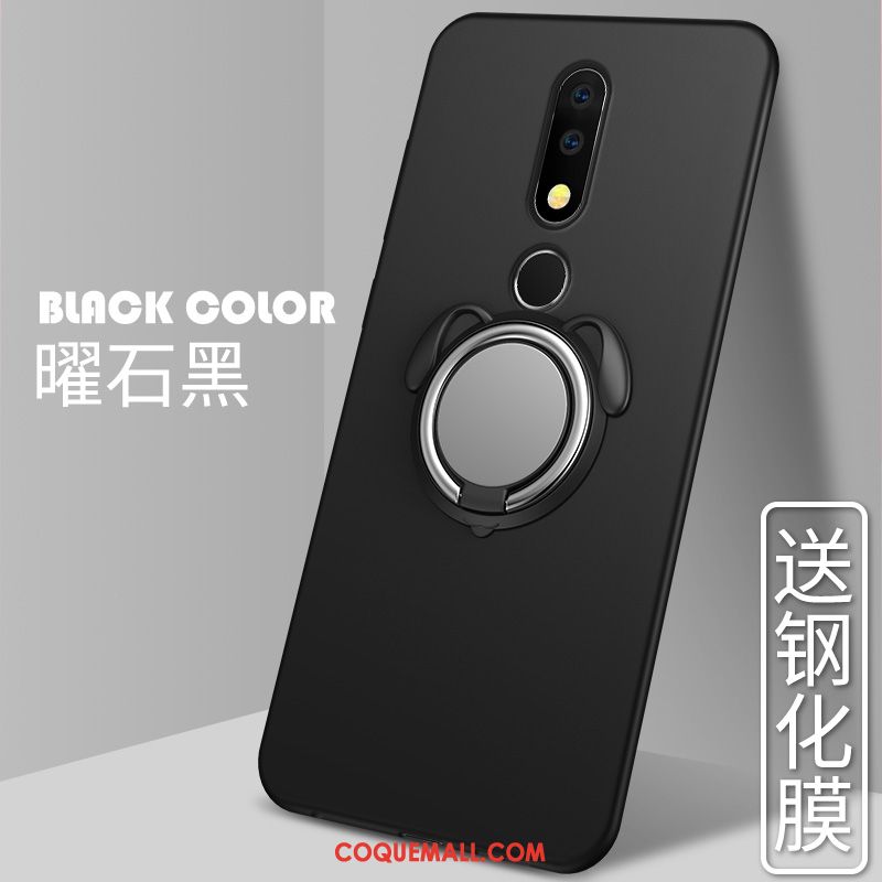 Étui Nokia 7 Silicone Incassable Tout Compris, Coque Nokia 7 Créatif Rouge