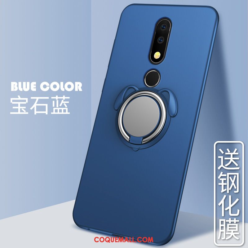 Étui Nokia 7 Silicone Incassable Tout Compris, Coque Nokia 7 Créatif Rouge