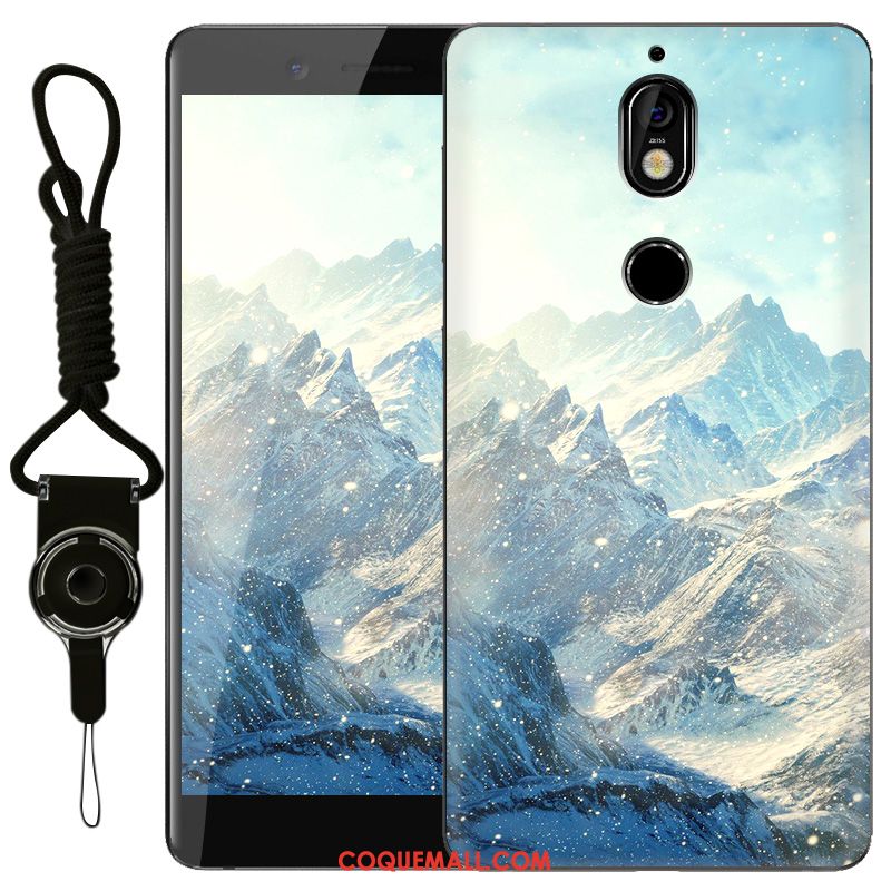 Étui Nokia 7 Silicone Personnalisé Rose, Coque Nokia 7 Incassable Transparent