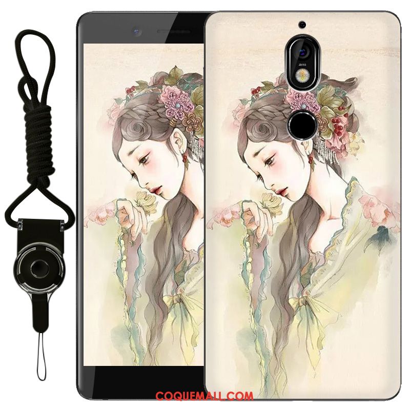 Étui Nokia 7 Silicone Personnalisé Rose, Coque Nokia 7 Incassable Transparent