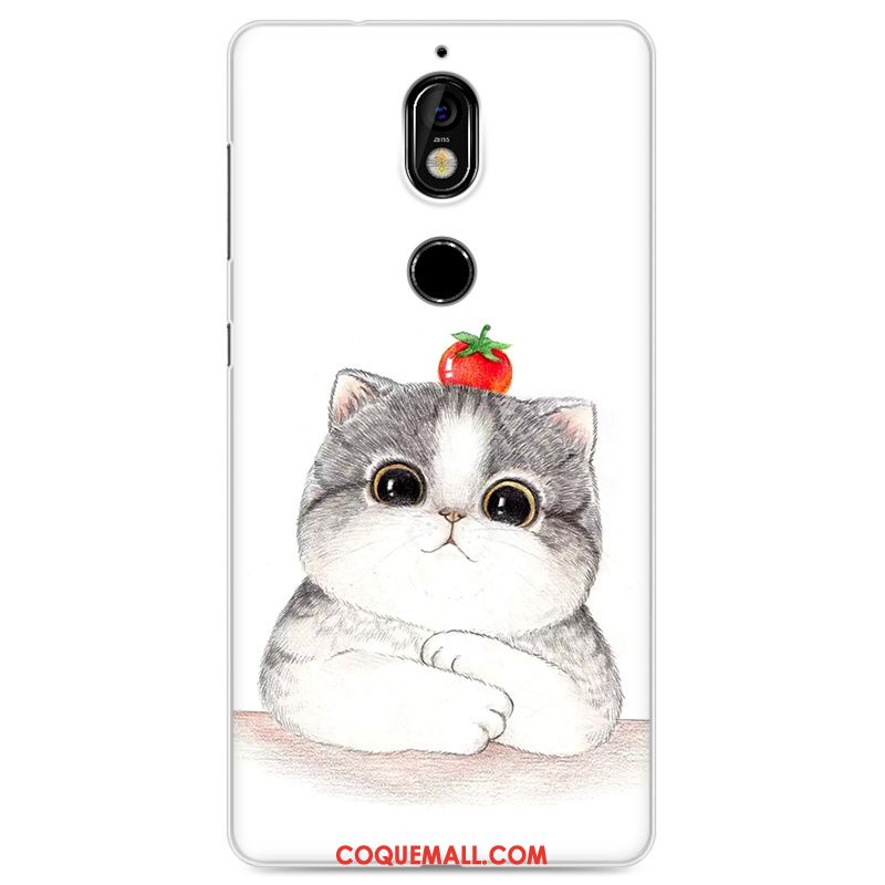 Étui Nokia 7 Téléphone Portable Personnalité Créatif, Coque Nokia 7 Tendance Jaune