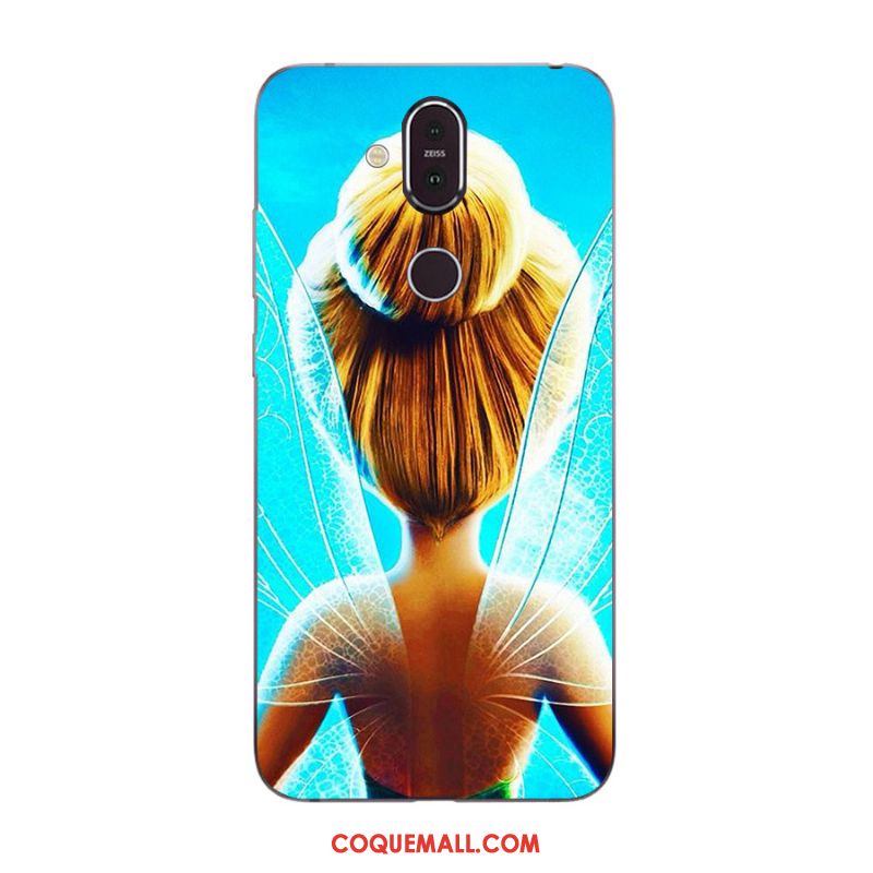 Étui Nokia 8.1 Multicolore Nouveau Incassable, Coque Nokia 8.1 Téléphone Portable Dessin Animé