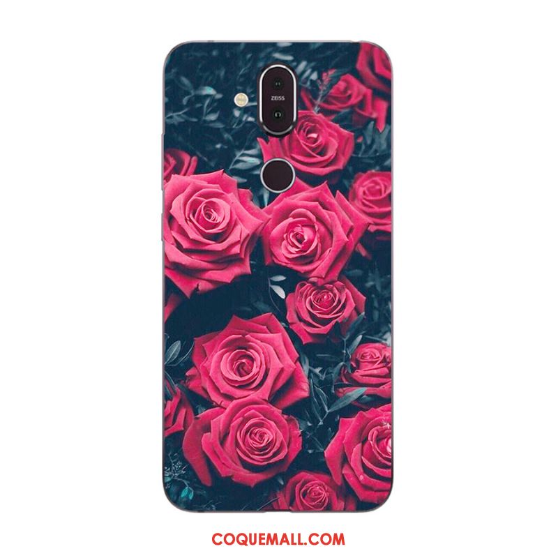 Étui Nokia 8.1 Multicolore Nouveau Incassable, Coque Nokia 8.1 Téléphone Portable Dessin Animé