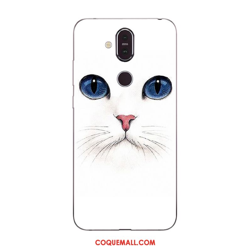 Étui Nokia 8.1 Multicolore Nouveau Incassable, Coque Nokia 8.1 Téléphone Portable Dessin Animé