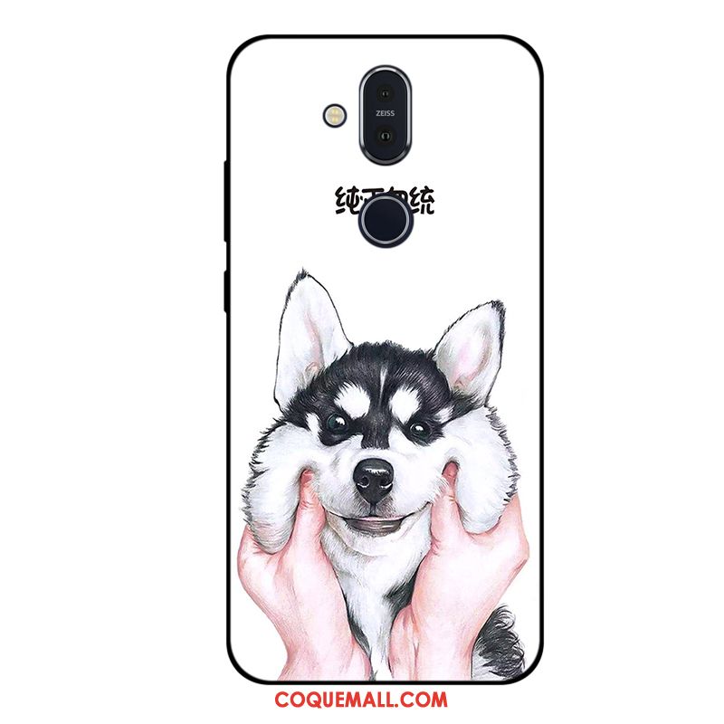 Étui Nokia 8.1 Silicone Incassable Fluide Doux, Coque Nokia 8.1 Personnalisé Dessin Animé