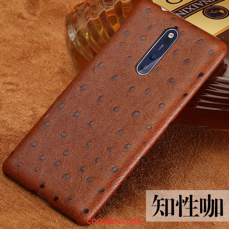 Étui Nokia 8 Refroidissement Art Style Chinois, Coque Nokia 8 Étui En Cuir Vintage