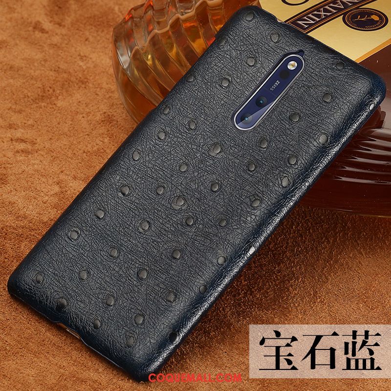 Étui Nokia 8 Refroidissement Art Style Chinois, Coque Nokia 8 Étui En Cuir Vintage