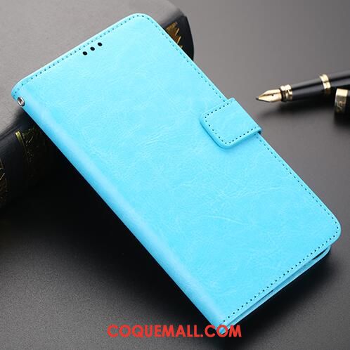 Étui Nokia 8 Silicone Incassable Bleu, Coque Nokia 8 Cuir Véritable Étui En Cuir