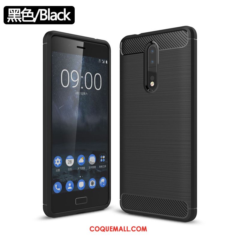 Étui Nokia 8 Silicone Protection Téléphone Portable, Coque Nokia 8 Fluide Doux Incassable