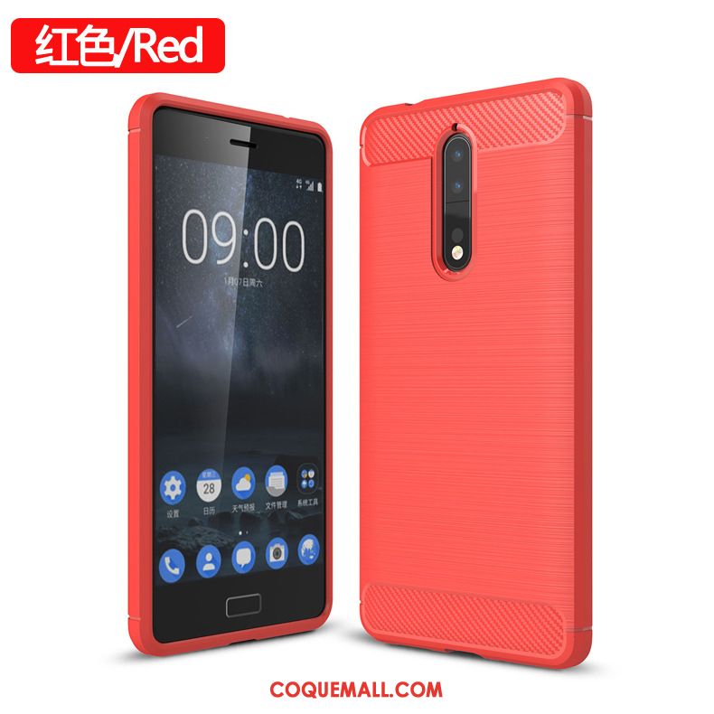 Étui Nokia 8 Silicone Protection Téléphone Portable, Coque Nokia 8 Fluide Doux Incassable