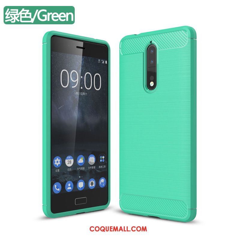 Étui Nokia 8 Silicone Protection Téléphone Portable, Coque Nokia 8 Fluide Doux Incassable