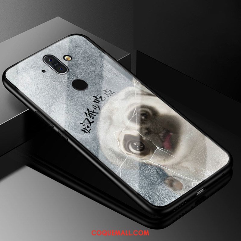 Étui Nokia 8 Sirocco Créatif Protection Mode, Coque Nokia 8 Sirocco Incassable Blanc