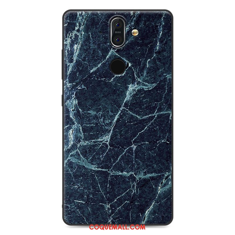 Étui Nokia 8 Sirocco Créatif Tout Compris Fluide Doux, Coque Nokia 8 Sirocco Noir Silicone