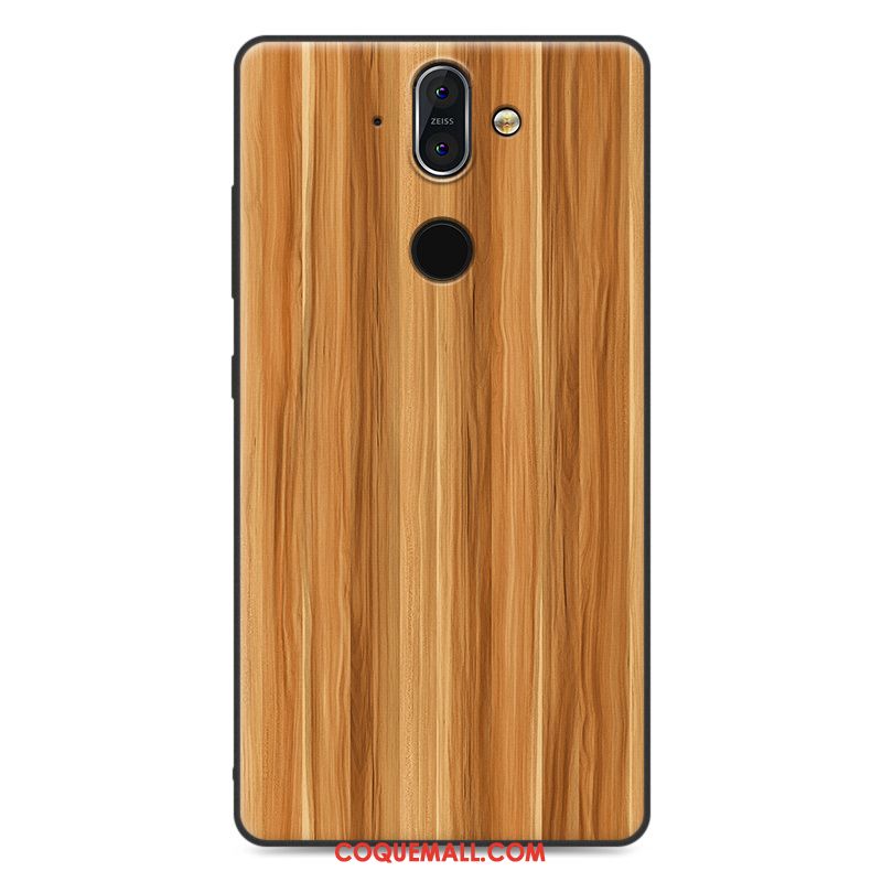 Étui Nokia 8 Sirocco Créatif Tout Compris Fluide Doux, Coque Nokia 8 Sirocco Noir Silicone