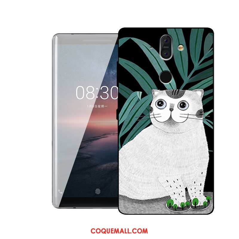 Étui Nokia 8 Sirocco Incassable Dessin Animé Téléphone Portable, Coque Nokia 8 Sirocco Fluide Doux Charmant