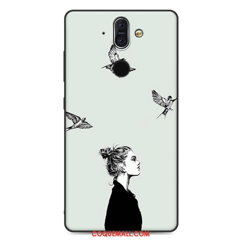 Étui Nokia 8 Sirocco Incassable Protection Fluide Doux, Coque Nokia 8 Sirocco Tout Compris Silicone