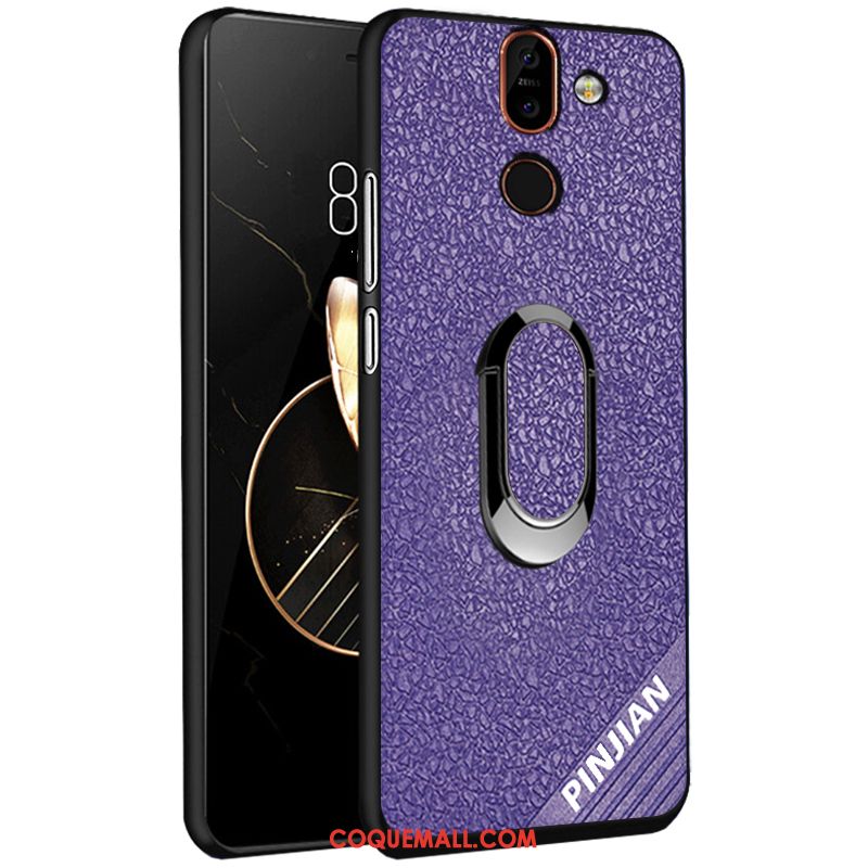 Étui Nokia 8 Sirocco Protection Téléphone Portable Gaufrage, Coque Nokia 8 Sirocco Délavé En Daim Modèle Fleurie Braun