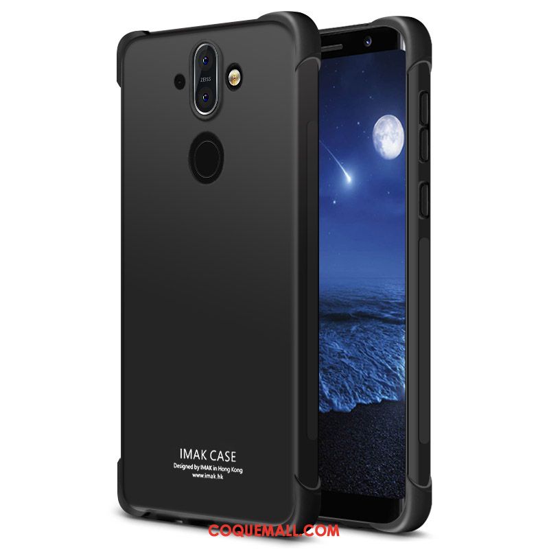 Étui Nokia 8 Sirocco Silicone Tout Compris Fluide Doux, Coque Nokia 8 Sirocco Incassable Téléphone Portable