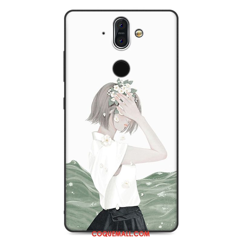 Étui Nokia 8 Sirocco Tout Compris Protection Incassable, Coque Nokia 8 Sirocco Rouge Fluide Doux