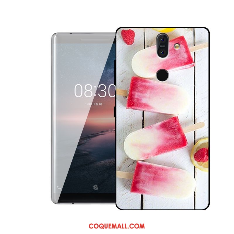 Étui Nokia 8 Sirocco Téléphone Portable Incassable Fluide Doux, Coque Nokia 8 Sirocco Silicone Tendance