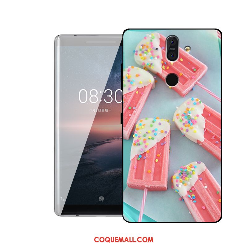 Étui Nokia 8 Sirocco Téléphone Portable Incassable Fluide Doux, Coque Nokia 8 Sirocco Silicone Tendance