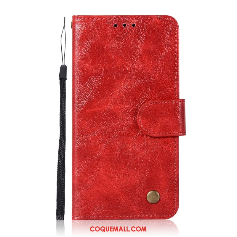 Étui Nokia 8 Vintage Support Étui En Cuir, Coque Nokia 8 Carte Noir