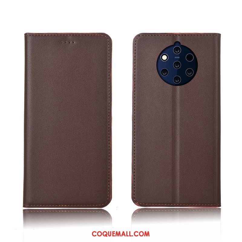 Étui Nokia 9 Pureview Clamshell Téléphone Portable Protection, Coque Nokia 9 Pureview Incassable En Cuir